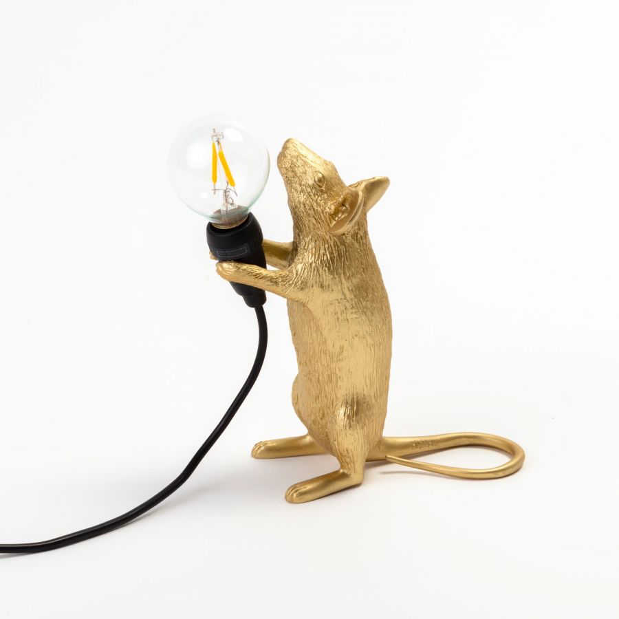 MOUSE EN PIE GOLD