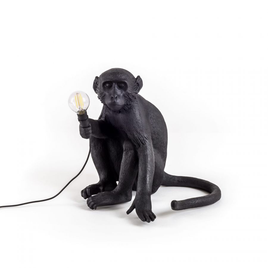 MONKEY SITTING BLACK