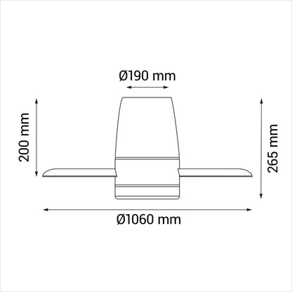 VENTILADOR TARO BLANCO