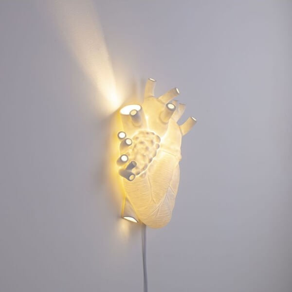 APLIQUE HEART LAMP